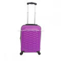 4 wheels purple lady ABS luggage set